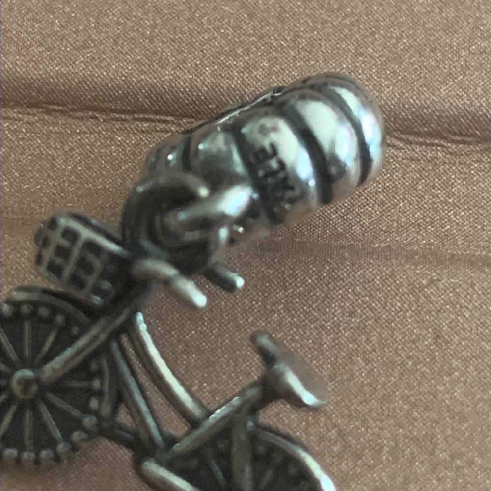 RETIRED Genuine Pandora Silver Bicycle Charm - Picture 3 of 3